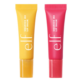 e.l.f. Squeeze Me Lip Balm Watermelon applied on lips