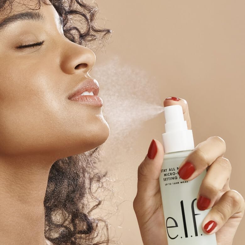 e.l.f. Stay All Night Setting Mist back view showing ingredients
