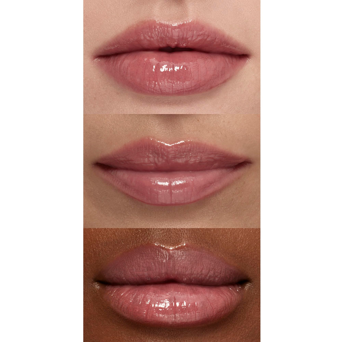 e.l.f. Sun Boss Gloss SPF 25 Blush Much? swatch on skin