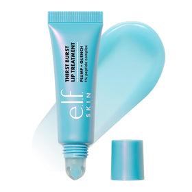 e.l.f. Thirst Burst Lip front view in Sheer Blue Hibiscus
