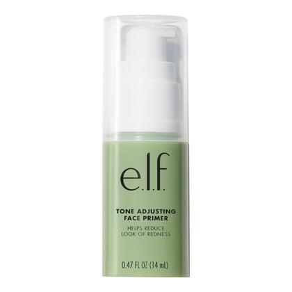 e.l.f. Tone Adjusting Face Primer 50g front view with green tint