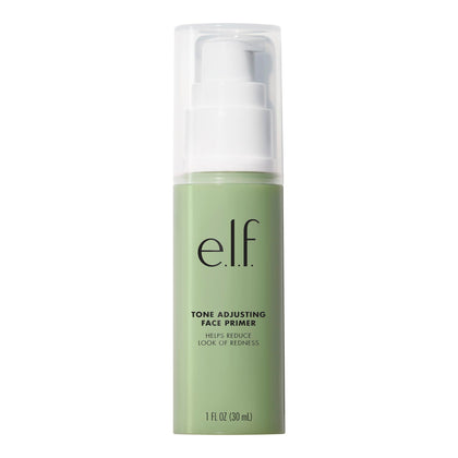 e.l.f. Tone Adjusting Face Primer green-tinted front view