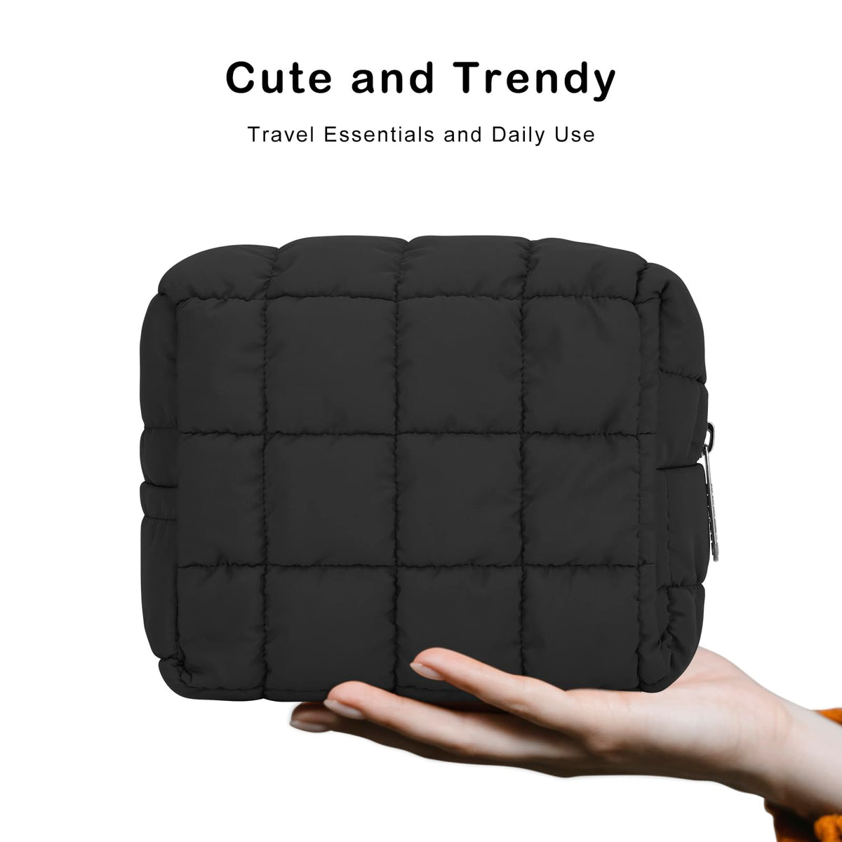 E-Tree Cute Makeup Bag dimensions on a flat surface