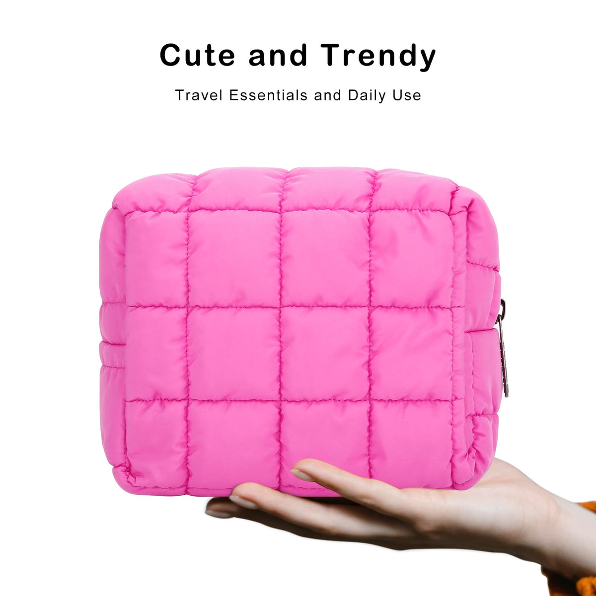 E-Tree Cute Makeup Bag dimensions on a flat surface