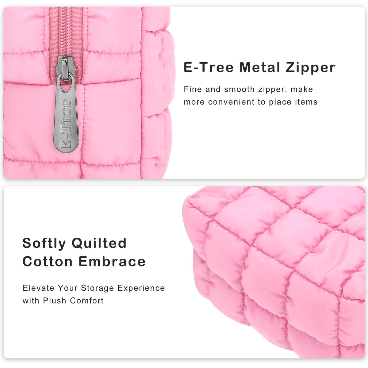 E-Tree Cute Makeup Bag in a travel suitcase