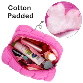 E-Tree Cute Makeup Bag open showing interior storage
