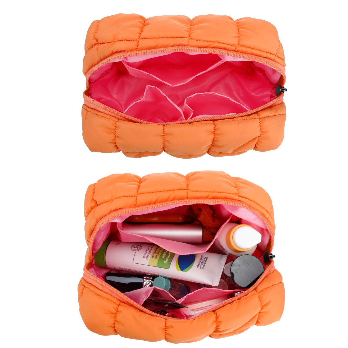 E-Tree Cute Makeup Bag open view displaying interior space