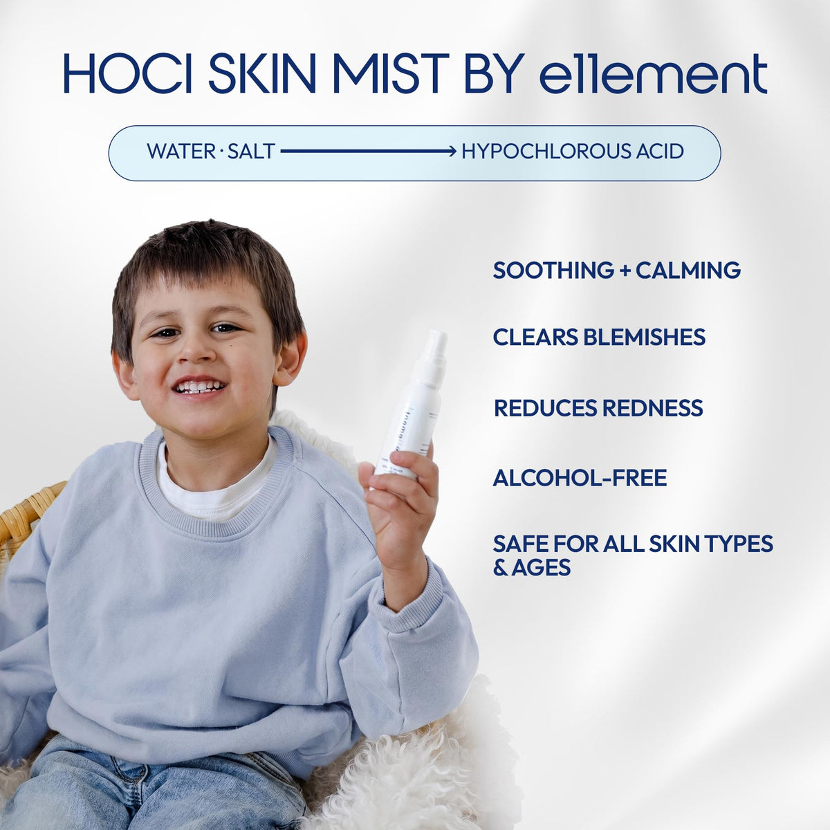 e11ement Hypochlorous Acid Spray 4 oz lifestyle scene