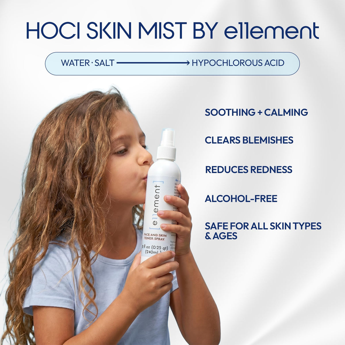 e11ement Hypochlorous Acid Spray 8 oz lifestyle scene