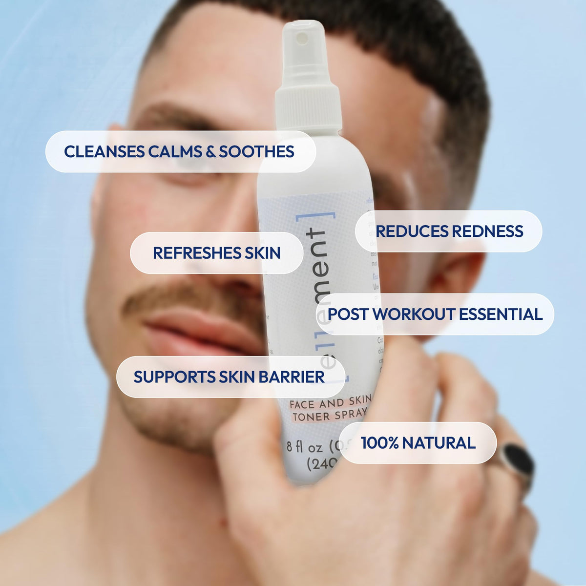e11ement Hypochlorous Acid Spray 8 oz packaging