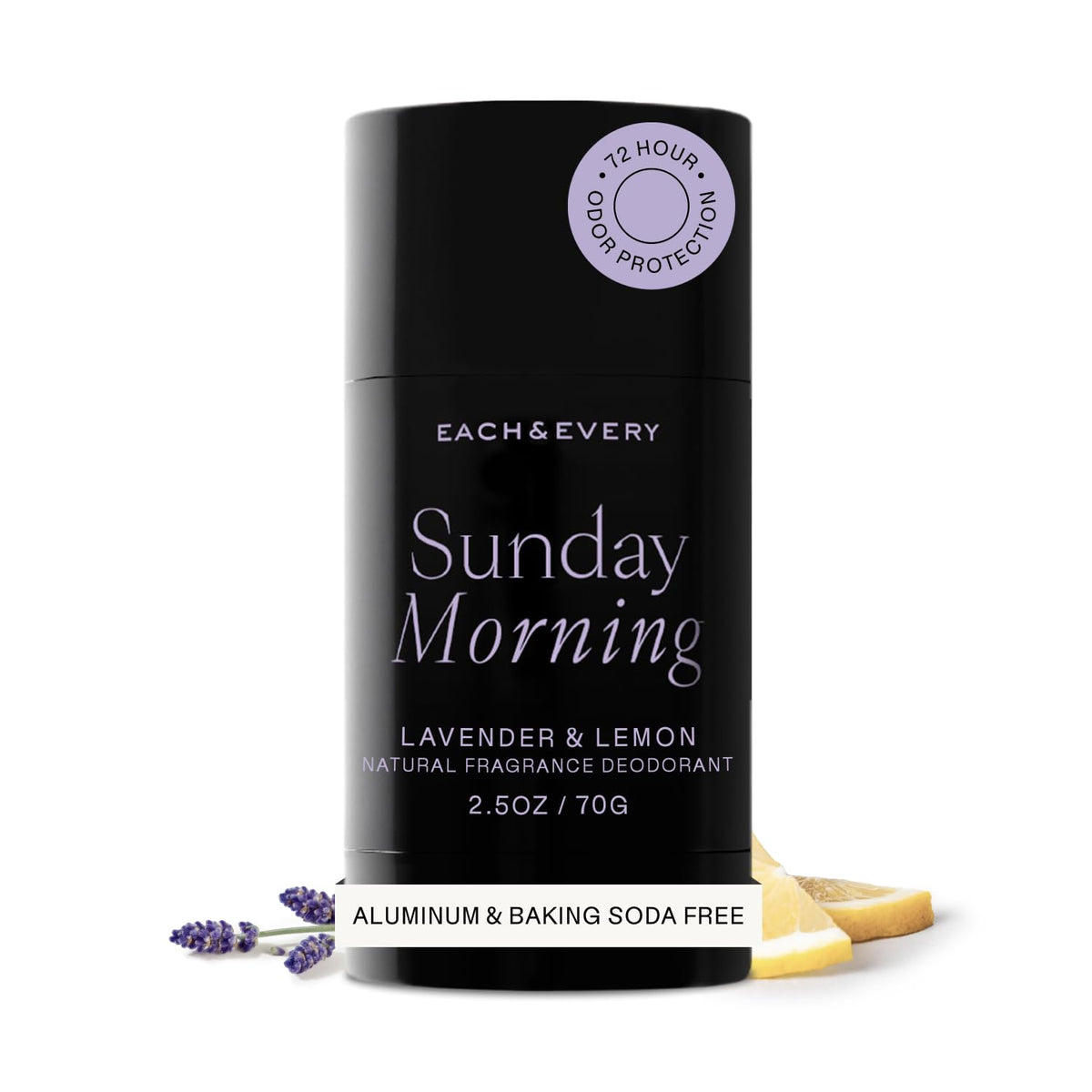 Each & Every Aluminum Free Deodorant front view, 2.5oz