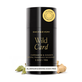 Each & Every Natural Deodorant 2.5oz Cardamom & Ginger front view