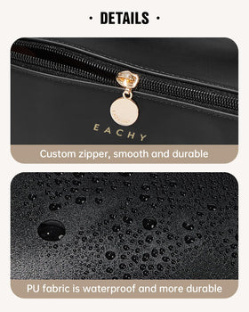 EACHY Travel Makeup Bag back view