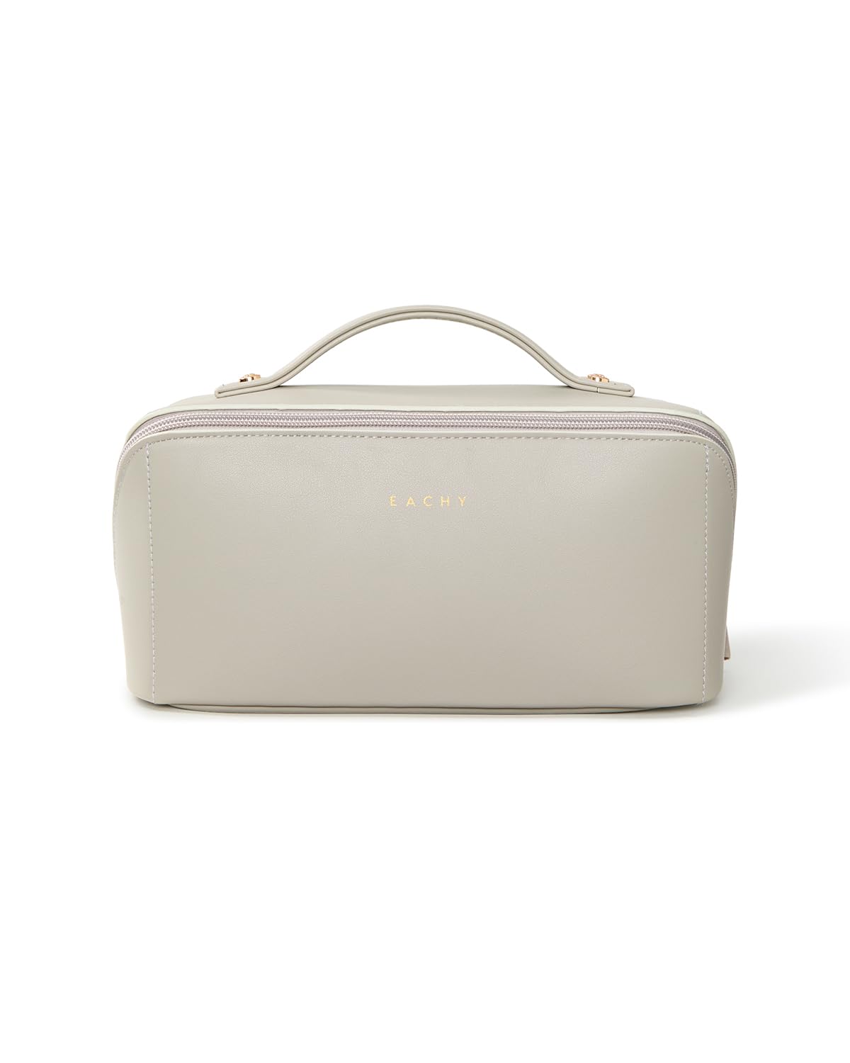 EACHY Travel Makeup Bag gray packed with inflatable padding