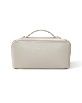 EACHY Travel Makeup Bag gray packed with inflatable padding