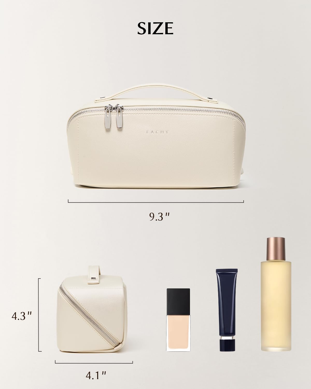 EACHY Travel Makeup Bag packaging for safe delivery