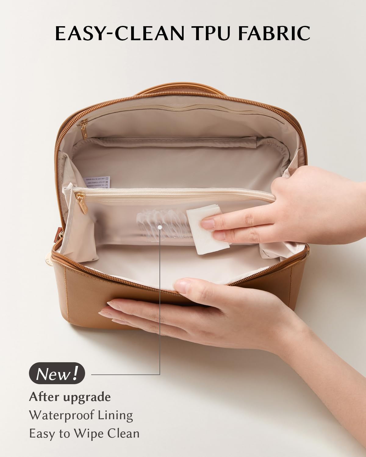 EACHY Travel Makeup Bag packaging for shipping