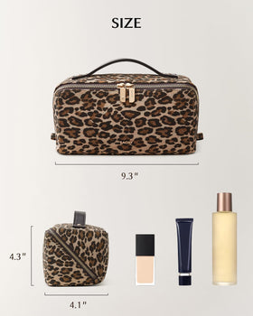 EACHY Travel Makeup Bag packed for travel
