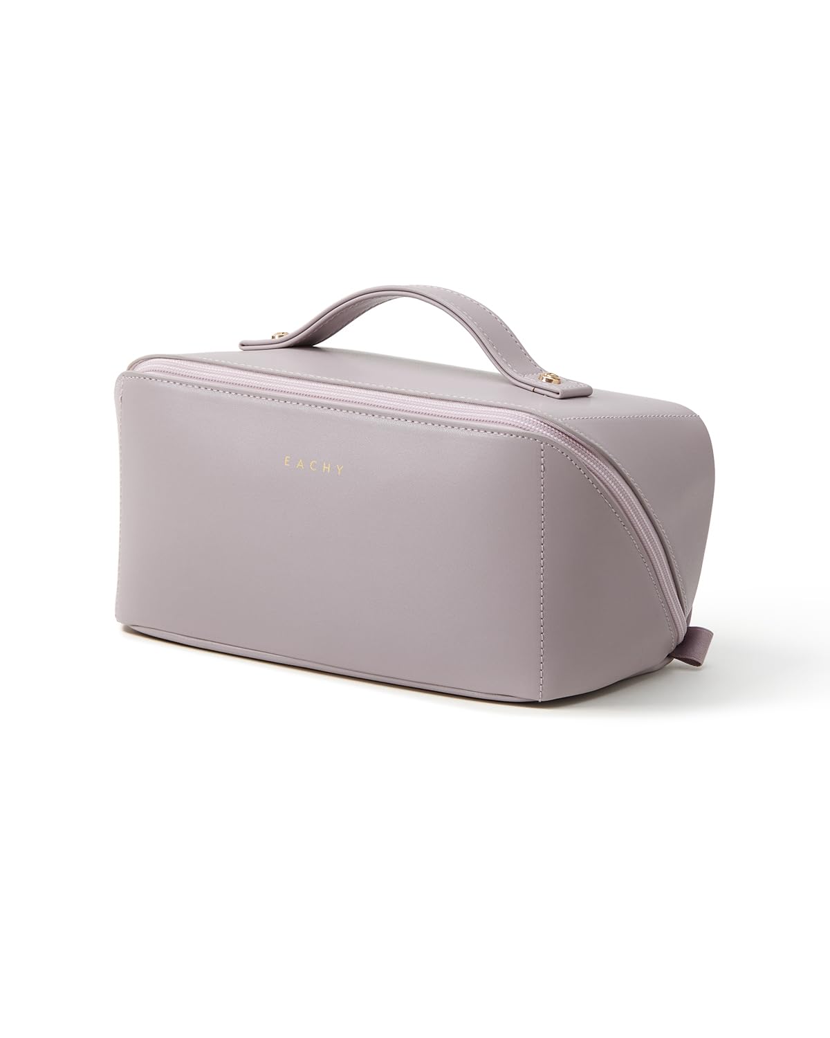 EACHY Travel Makeup Bag purple medium front view