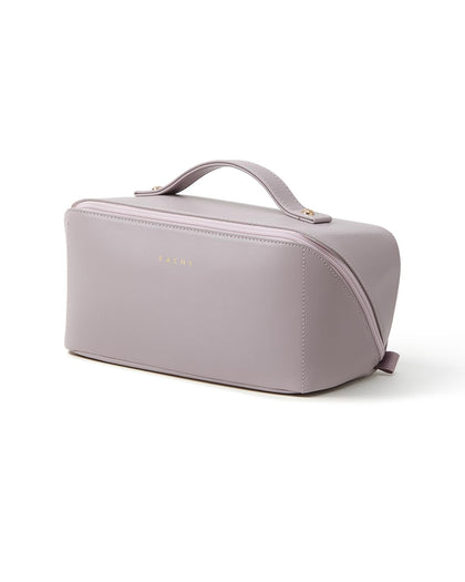 EACHY Travel Makeup Bag purple medium front view