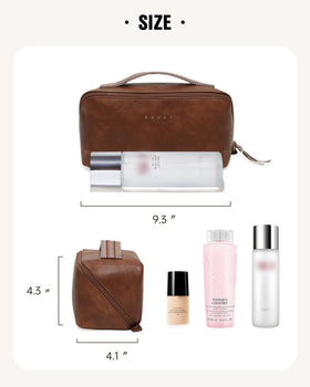 EACHY Travel Makeup Bag water-resistant material detail