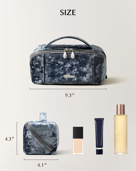 EACHY Velvet Makeup Bag protective packaging with inflatable cushion