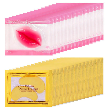 Eakroo 30 Pairs Lip Mask and Eye Mask Set packaging