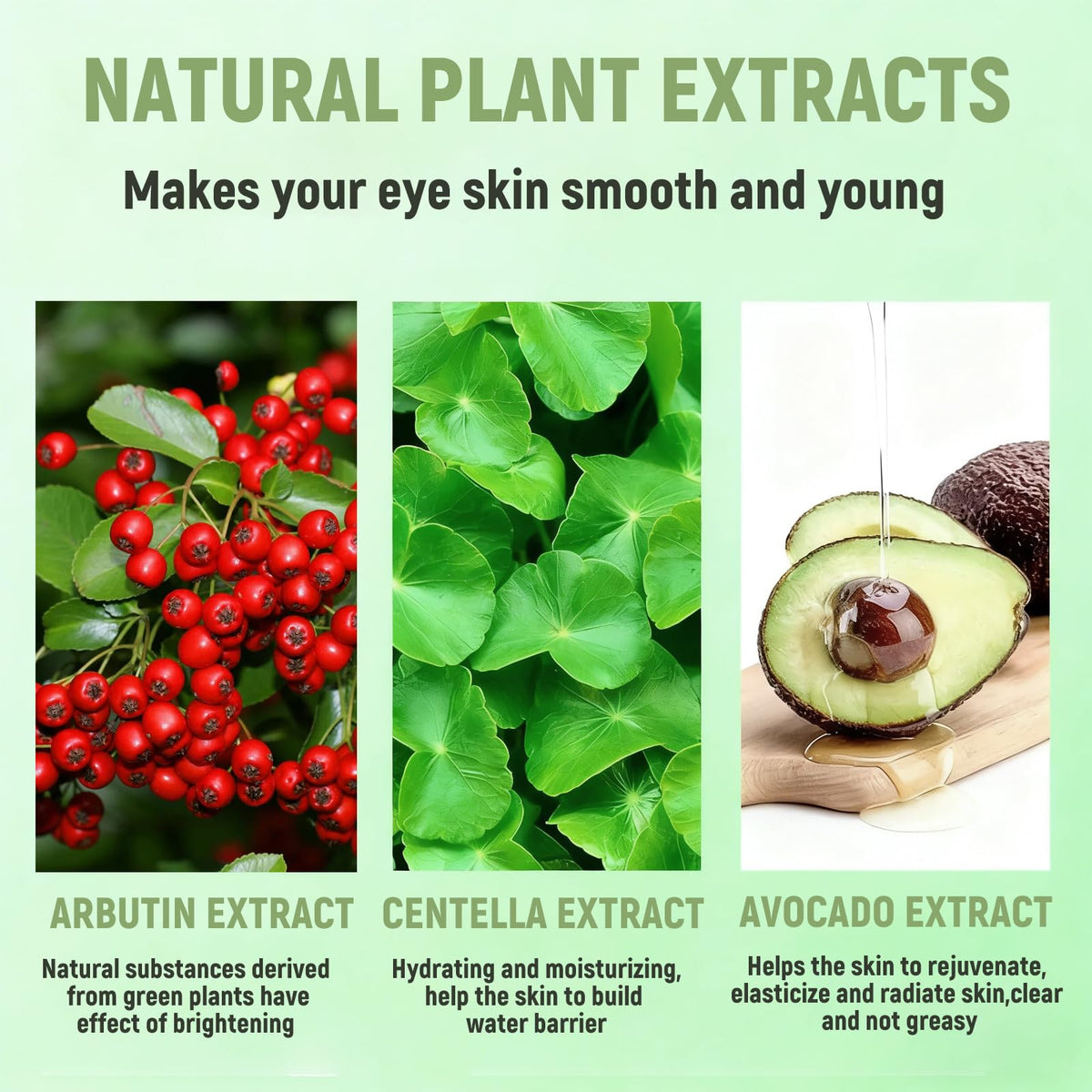 Eakroo Avocado Eye Mask patches on a bathroom counter
