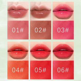 Eakroo Avocado Lip Tint Stain in a beauty setup
