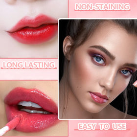 Eakroo Avocado Lip Tint Stain texture close-up on hand