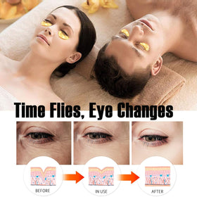 Eakroo eye mask being applied on a model