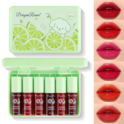Eakroo Lemon Lip Tint Stain front view showing vibrant colours