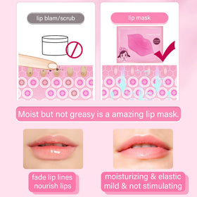 Eakroo lip and eye masks in use during a skincare routine