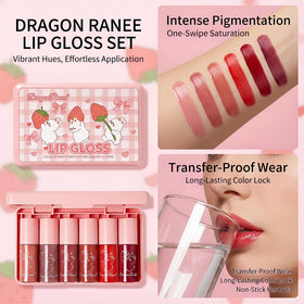 Eakroo lip gloss in rose taupe shade close-up
