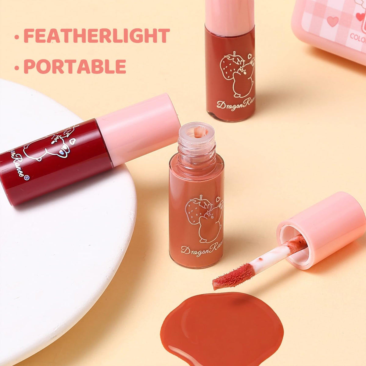 Eakroo lip gloss set packaging front view
