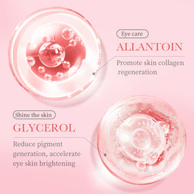 Eakroo Rose Eye Mask patches in use