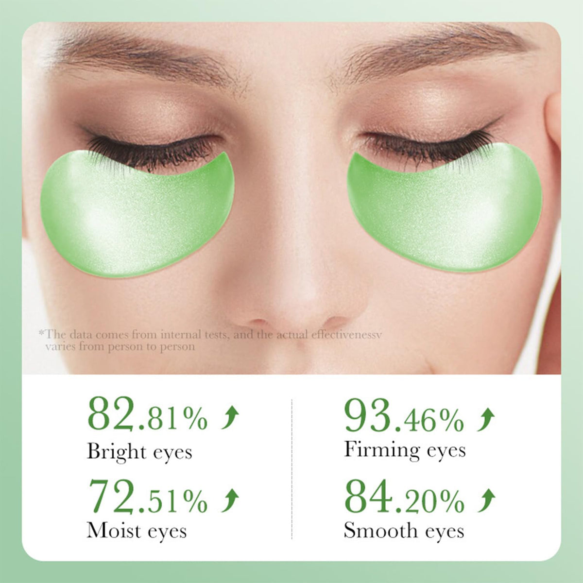 Eakroo Under Eye Patches in use during a relaxing spa day