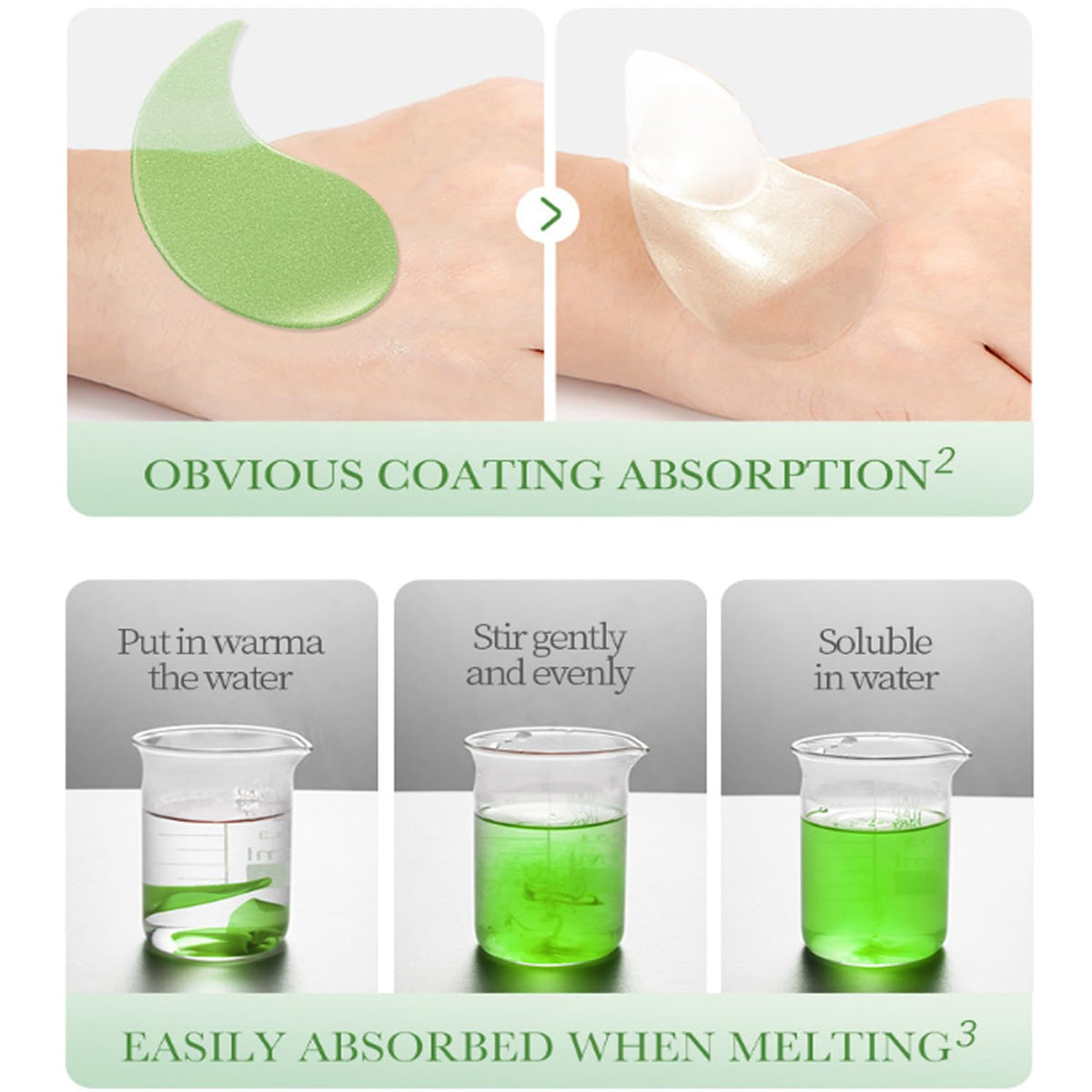 Eakroo Under Eye Patches showing hydration benefits on skin