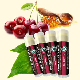 Earth's Daughter Sunscreen Lip Balm Cherry outdoor usage