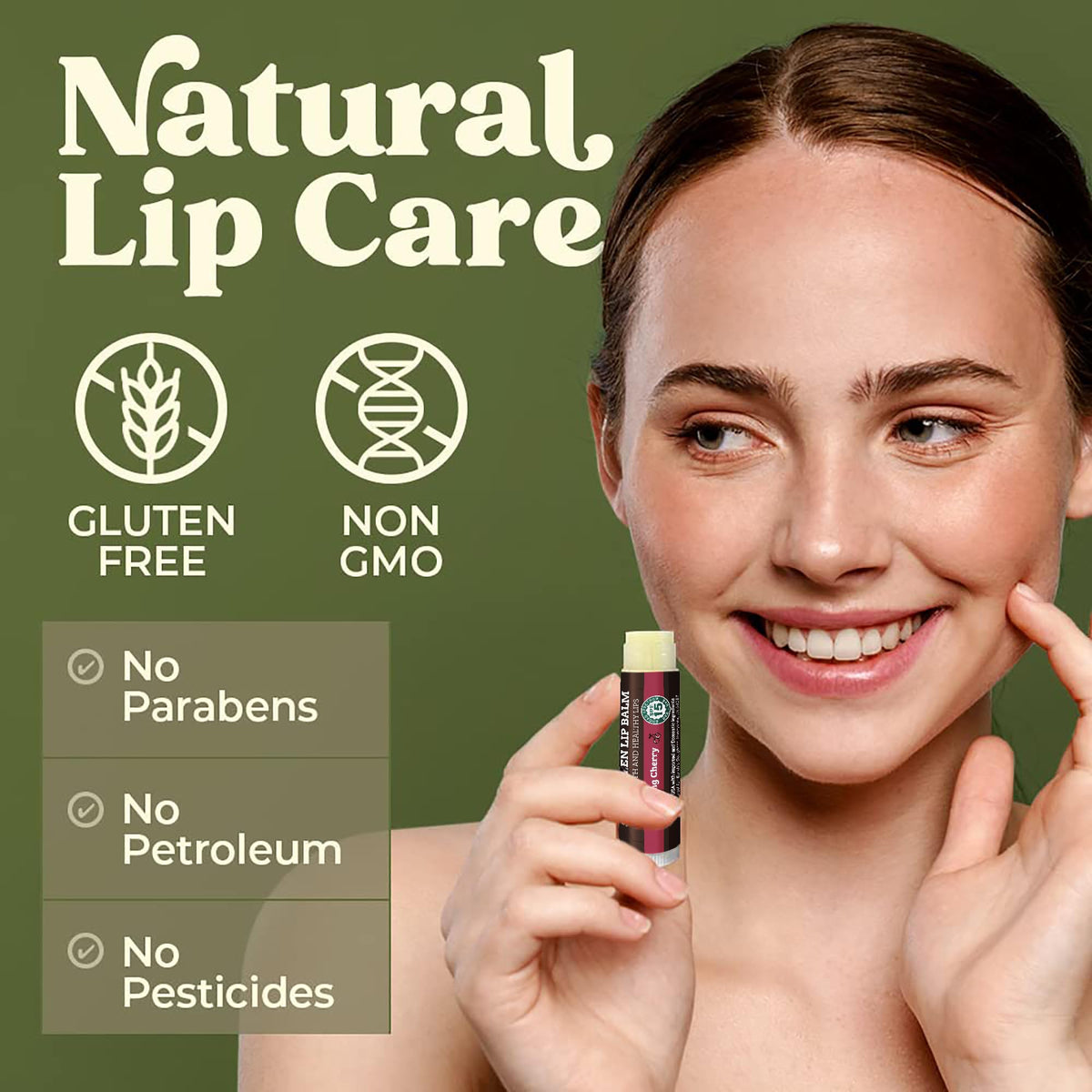 Earth's Daughter Sunscreen Lip Balm Cherry packaging