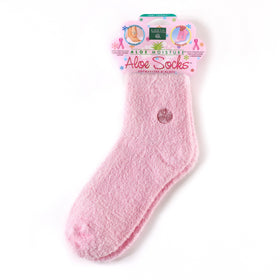 Earth Therapeutics Aloe Vera Socks in pink front view