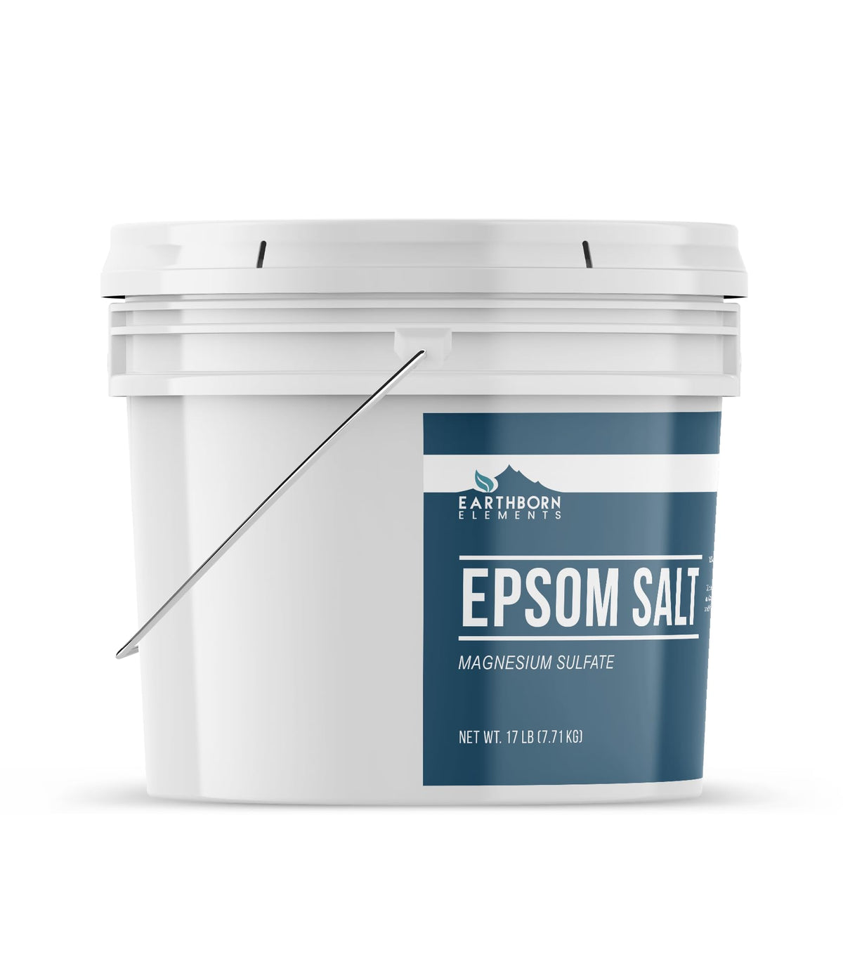 Earthborn Elements Epsom Salt 2 Gallon Bucket side view