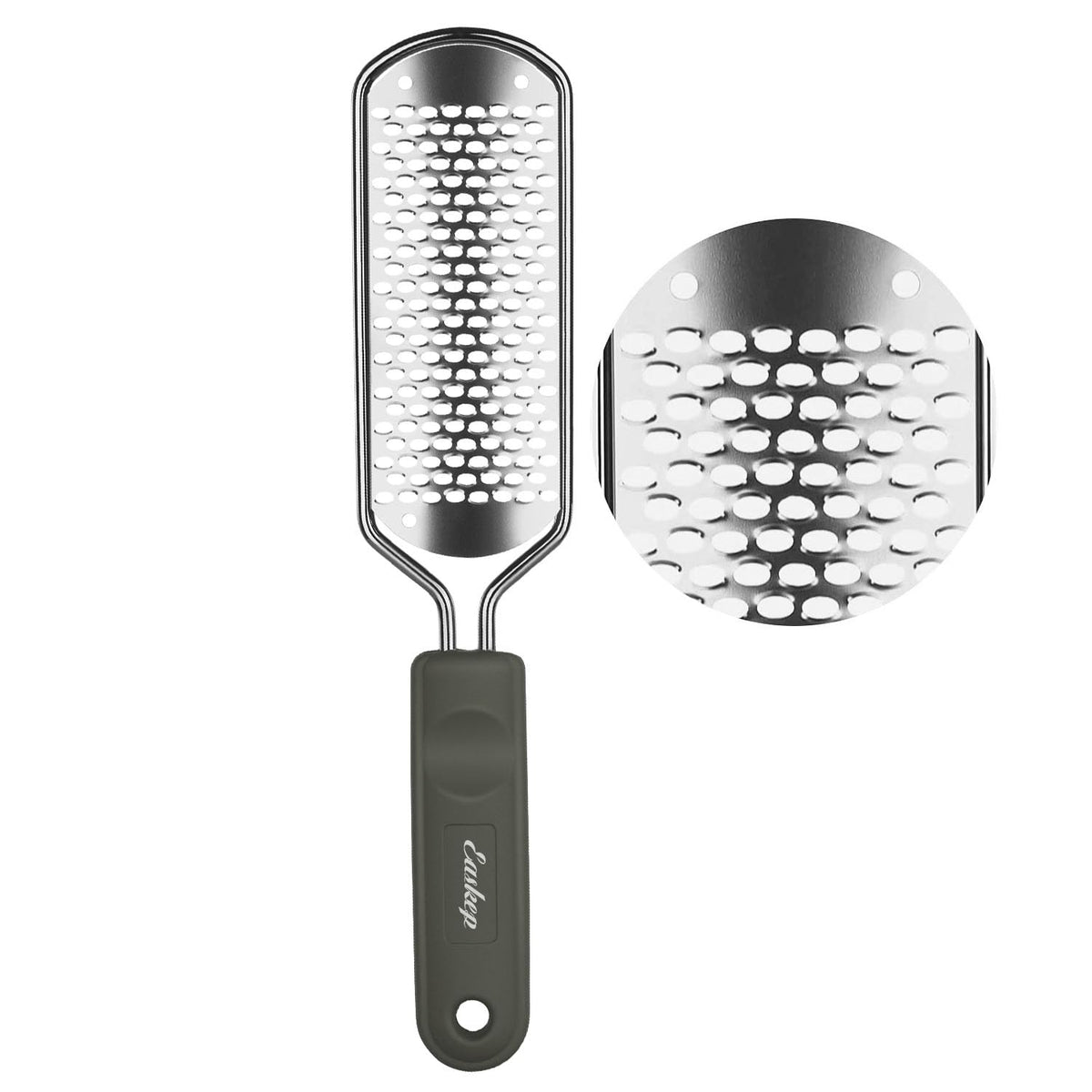Easkep Foot File front view with stainless steel finish