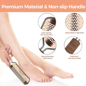 Easkep Foot File showing large holes for effective scrubbing