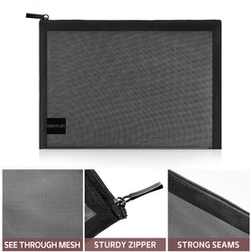 EASYFUN mesh bags displaying contents, perfect for travel