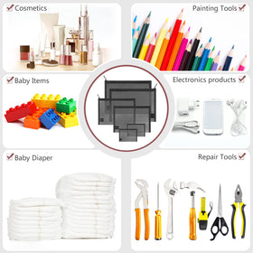 EASYFUN portable mesh bags ideal for makeup and accessories
