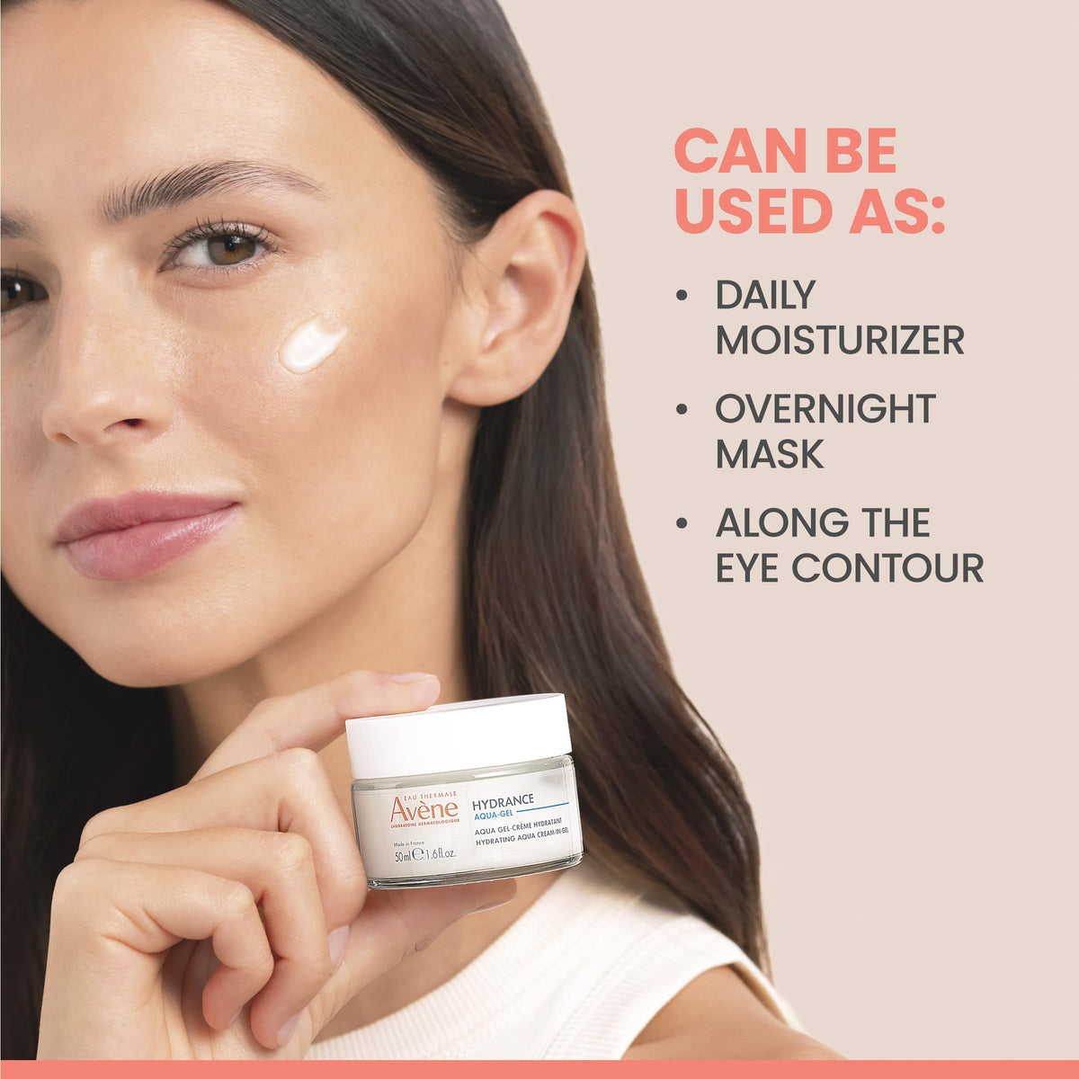 Eau Thermale Avène Hydrance Hydrating Aqua Cream-in-Gel with ingredients