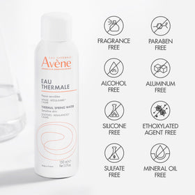 Eau Thermale Avène Thermal Spring Water 191g back view