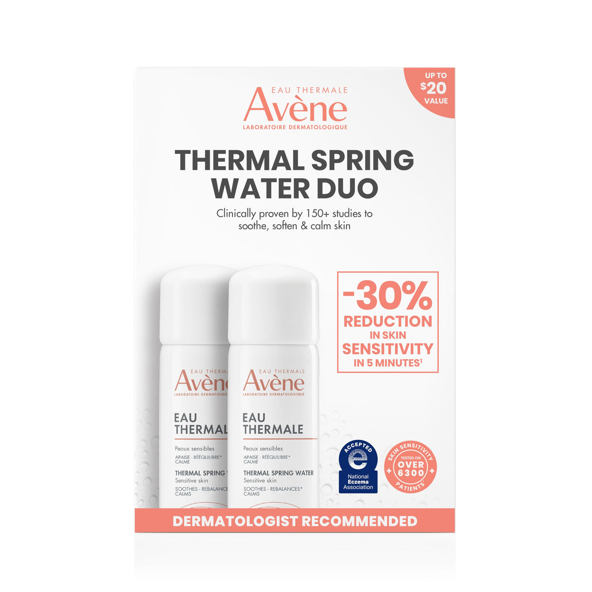 Eau Thermale Avène Thermal Spring Water front view 181g