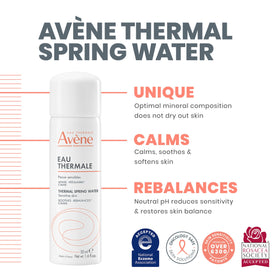 Eau Thermale Avène Thermal Spring Water side view showing spray nozzle